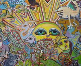 The Painting of Life by Mirka Mora Ayr