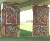 Cowra Bridge Pylons