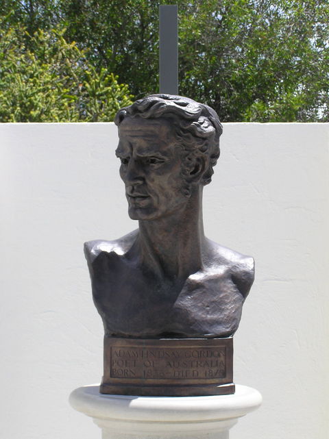 Adam Lindsay Gordon Bronze Bust - Find Attractions 0