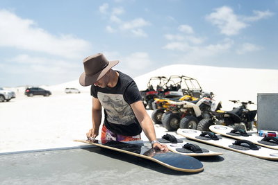 Sandboard Hire Lancelin Sand Dunes