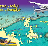 Scenic Flight - Great Barrier Reef Heart Reef Whitehaven Beach  Hill Inlet - Find Attractions